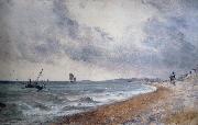 John Constable Hove Beach,withfishing boats oil painting picture wholesale
